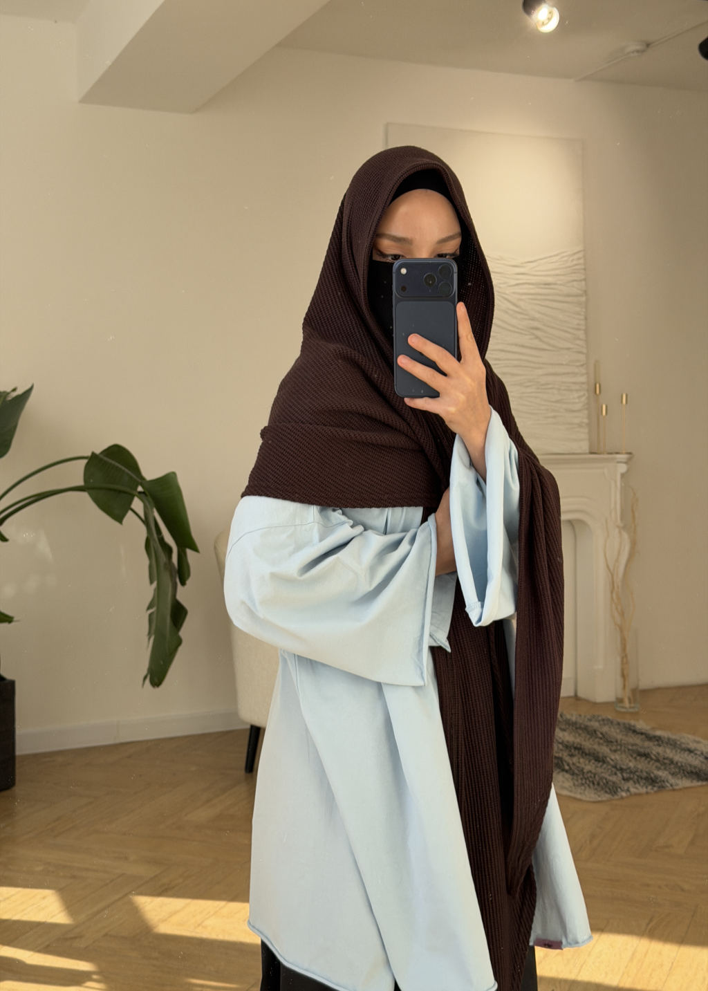 HIJAB ÉCHARPE EN MAILLE