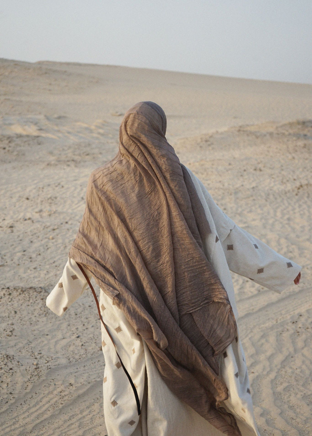 HIJAB LIN COTON PLISSÉ