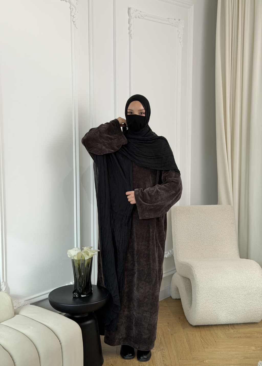 ABAYA CÔTELÉE