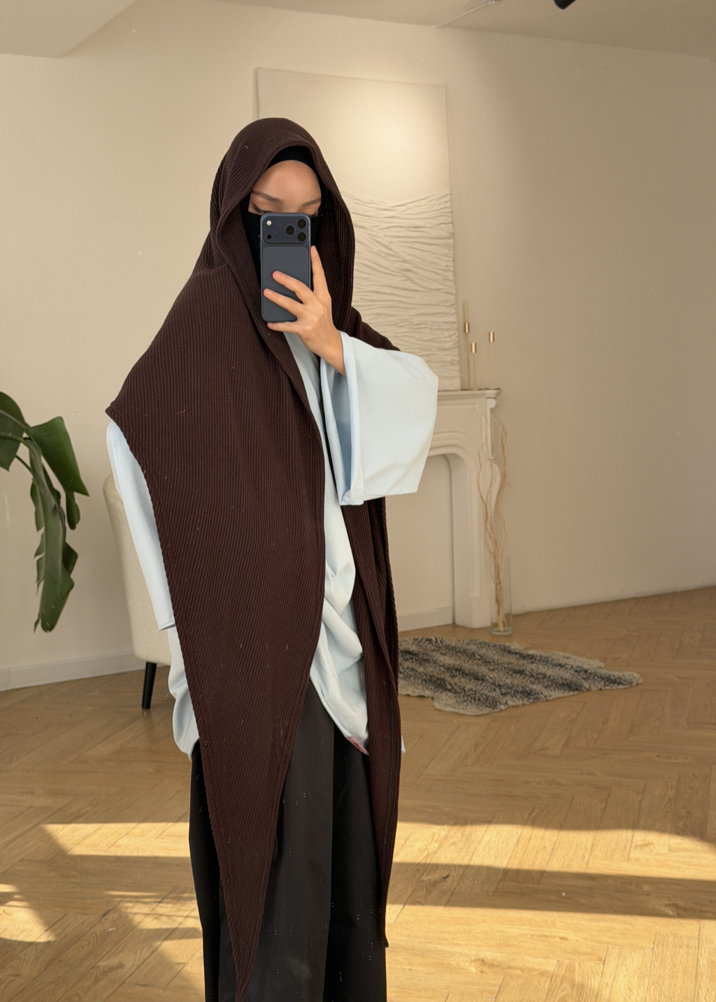 HIJAB ÉCHARPE EN MAILLE