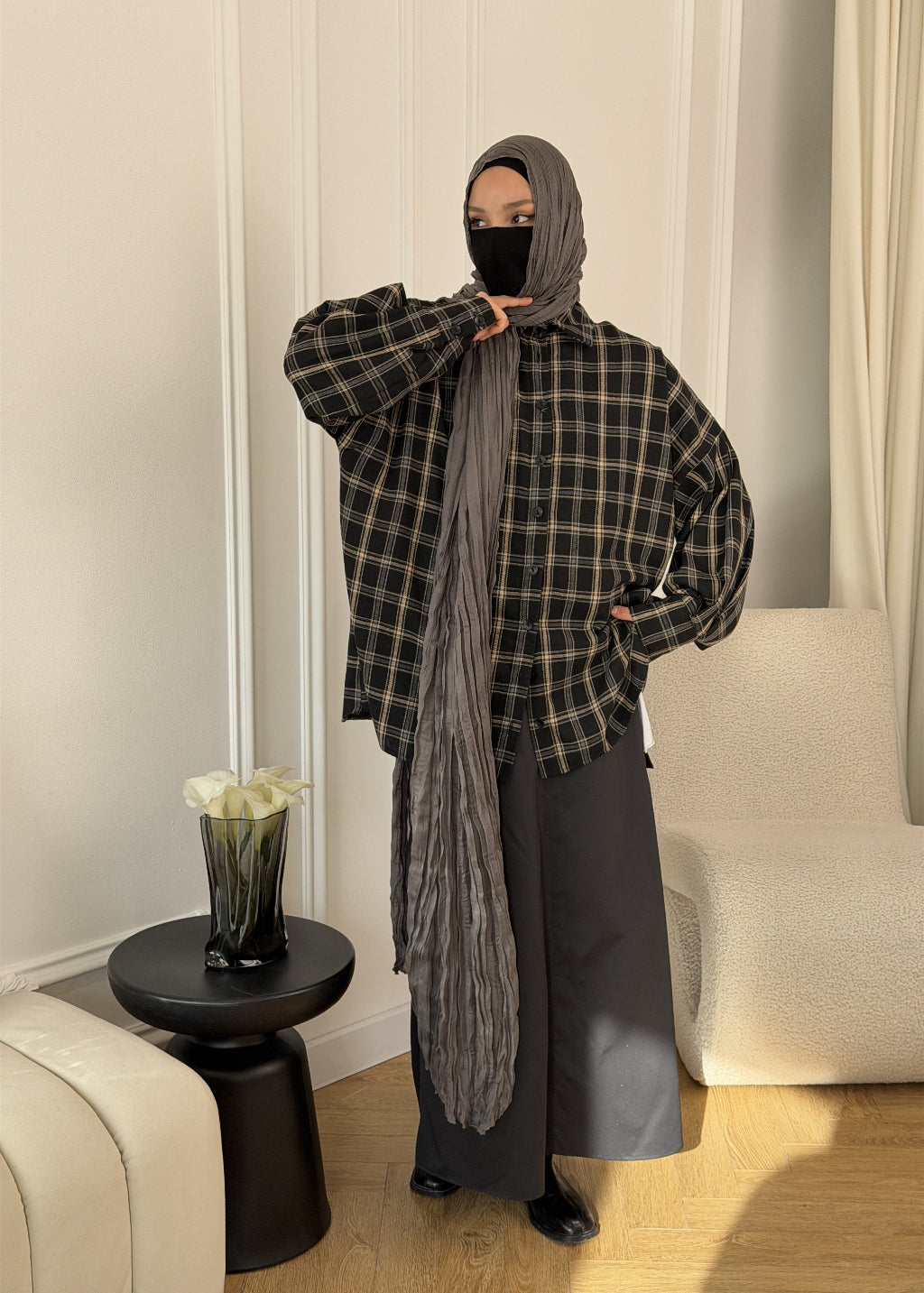 SURCHEMISE À CARREAUX