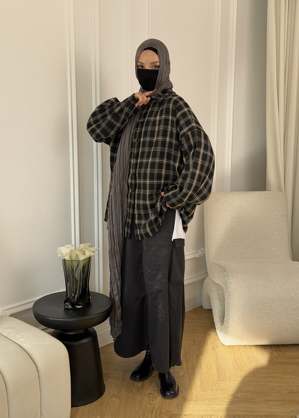 SURCHEMISE À CARREAUX